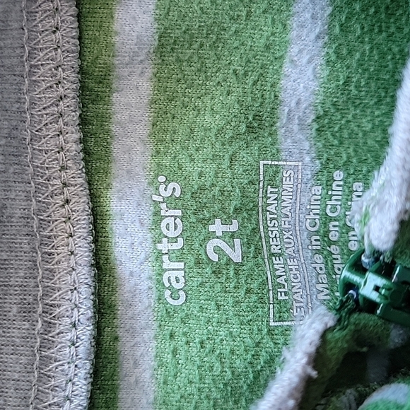 Carter's fleece sleeper, 2T - Picture 4 of 4